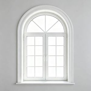 Fenêtre à Battant en Aluminium à Rupture de Pont Thermique, Style Arche Française, Isolation Multi-Chambres, Économe en Énergie, Insonorisée, pour Maisons de Luxe et Villas - Product Image 4