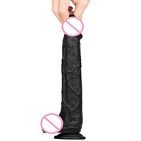 Dildo réaliste extra large en silicone épais avec ventouse pour femmes, jouet sexuel pour adultes