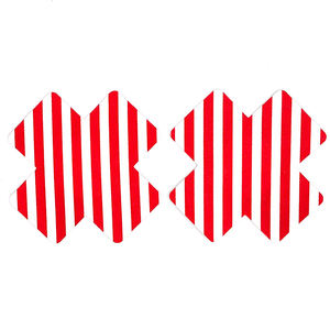 <span class=keywords><strong>Pegatinas</strong></span> para Pezones con Rayas Rojas y Blancas, Bonitas y Sexys, Cubrepezones Invisibles con Forma <span class=keywords><strong>de</strong></span> Estrella, Ropa Interior Íntima - Product Image 4