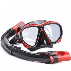 <span class=keywords><strong>Masque</strong></span> de plongée à faible volume YONSUB Dry Snorkel avec lentille en verre trempé de 4 mm, ensemble d'équipement de plongée en apnée pour l'exploration océanique - Product Image 2