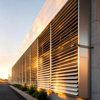 Volet vertical Windowmate à lamelles réglables en aluminium, léger, durable, moderne, décoratif, économie d'énergie