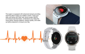 Reloj Inteligente Resistente AGM W1 con GPS, Llamadas, Batería de Larga Duración, Monitor de Ritmo Cardíaco para Mujer, Reloj Inteligente para Senderismo y <span class=keywords><strong>Correr</strong></span> - Product Image 3