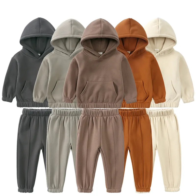 kids clothing sets high quality pullover hoodie boys girls sweatsuit kids tracksuits children clothes set