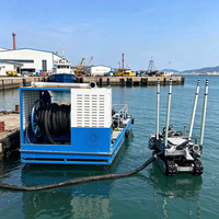 Robot Pengeruk Mini Portabel Mudah Dioperasikan Pembersih Lumpur Saluran Air di Ruang Sempit