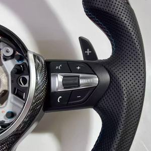 レザーカーステアリングホイールBMW F30 F10 F15 F20 F22 F25 F32 M3 M5 E46 E60 E70 E90 E91 - Product Image 4
