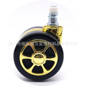 Roulettes de meubles pivotantes 66 mm, tête silencieuse, universelles pour chaise de bureau - Product Image 3