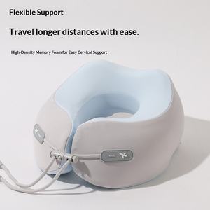 Oreiller cervical en mousse à mémoire de forme en forme de U, en soie glacée, respirant et rafraîchissant, unisexe, idéal pour la sieste, le bureau et les voyages – Meilleure vente - Product Image 2