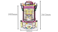 Magic Amusement Trendige Zweifach-Insel-Preismaschine, Münzbetriebene Geschenkautomaten für Spielzentren