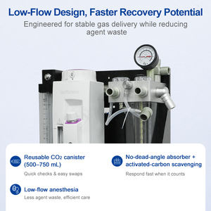 جهاز تخدير محمول للحيوانات الأليفة من أوليف فيت للكلاب والقطط، آلة تخدير بيطرية للحيوانات - Product Image 4