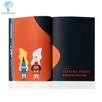 Impresión Personalizada, Libro Revista a Todo Color con Tapa Blanda Transparente Estilo Vintage
