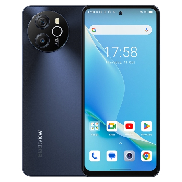 6.78 Inch Android 13 High Quality Blackview SHARK 8 8GB+256GB with MTK Octa Core Mobile Phone