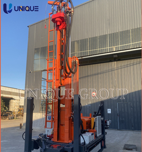 Foreuse hydraulique sur chenilles pour puits d'eau, profondeur de forage 300m, moteur diesel, pompe à roulement de boîte de vitesses, certifiée ISO CE, compétitive - Product Image 3