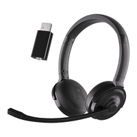 Nouveaux écouteurs supra-auriculaires 2026 avec dongle USB, puces QCC, ENC Apt-X HD pour la maison, le bureau, les équipes et les centres d'appels