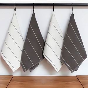 Cotton With Hanging Loop Soft Absorbent Lint Free Tea Towels and Multi Purpose Dish Cloths for <b>Kitchen</b> Cleaning - Product Image 6