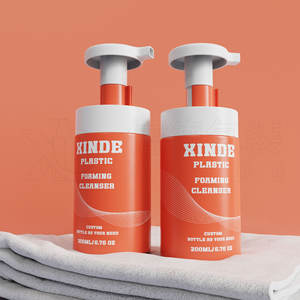 ขวดปั๊มสบู่เหลว PET 200 มล. ยี่ห้อ XINDE สินค้าขายดี ขวดโฟม<span class=keywords><strong>ล้าง</strong></span><span class=keywords><strong>หน้า</strong></span> ขวดปั๊มโฟมแชมพู สำหรับบรรจุภัณฑ์ผลิตภัณฑ์ดูแลผิว - Product Image 2