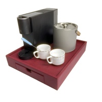 Plateau à café multifonction et boîte de rangement fabriqués en Chine, personnalisables en usine, adaptés pour le bureau, l'hôtel et la maison