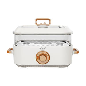 หม้อไฟฟ้า Yd038 ขนาด 5 ลิตร ความจุใหญ่ พร้อมฝาแก้ว สำหรับทำอาหารที่บ้านและนึ่งอาหาร หม้ออเนกประสงค์ - Product Image 3