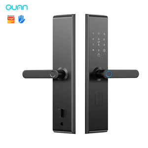 Qunn Thông Minh Kỹ Thuật Số <span class=keywords><strong>Wifi</strong></span> Cửa Khóa Nhôm Thép Vân Tay & Mật Khẩu Truy Cập Không Dây Key Tương Thích Tuya Thông Minh Cho Cửa Gỗ - Product Image 6