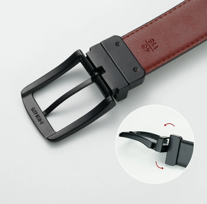 Cinturón de Cuero Negro para Hombre 2025 para Jeans, Longitud Personalizada, Diseño Tejido Moderno, Cinturón Personalizado - Product Image 2