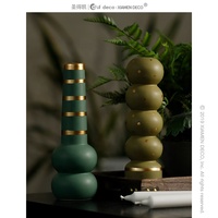Bougeoir en céramique style nordique, chandelier, articles décoratifs, décor de maison, décor de luxe de chambre à coucher du monde tendance