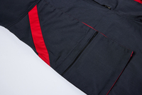 Pantalon de travail mécanique pour homme OEM, deux tons, multi-poches, salopette avec bande réfléchissante