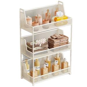 Étagère de rangement multi-niveaux blanche tendance moderne en gros pour les collations et les bijoux - Product Image 1