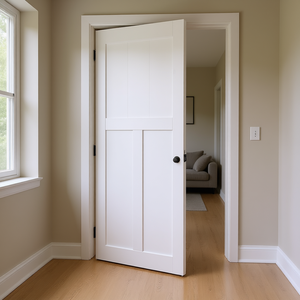 Porte coulissante intérieure CRAZY ELF Modern Barn Door 28 x 84, panneau MDF, étanche, pré-percée, pour usage domestique - Product Image 2