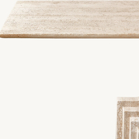 KUMUSI Table console en marbre naturel Table console en pierre sculptée au design personnalisé