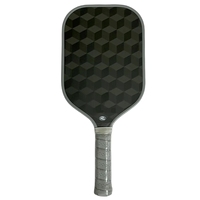 Pagaie de pickleball en fibre de carbone brute sans bords Toray T700 EVA thermoformée approuvée par l'USAPA