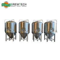 Cuve de Fermentation 1 BBL en Acier Inoxydable 304, Volume Personnalisé, Équipement de Microbrasserie