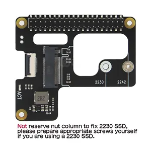 Tarjeta Periférica PCIe X1000 Pcie M.2 NVMe SSD 2242 <span class=keywords><strong>PIP</strong></span> para Raspberry <span class=keywords><strong>Pi</strong></span> 5 - Product Image 3