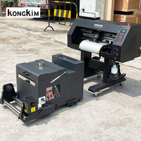 Kongkim Expédition rapide Imprimante DTF Impression sur tout tissu Imprimante DTF double Xp600 A2 A3 Machine d'impression Impression T-shirt