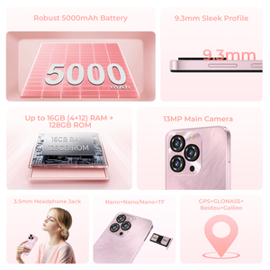 Nuovo Smartphone <span class=keywords><strong>C3</strong></span> 4+128GB Dual SIM, Schermo HD BOE da 6.6 Pollici, Android 15, Ricarica Inversa, Telefono Cellulare - Product Image 5