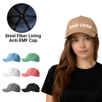Casquette anti-radiation en tissu métallique Faraday pour la protection CEM - Grande Vente