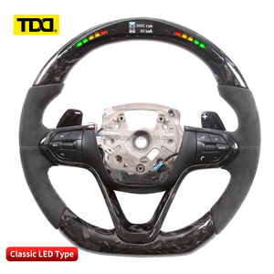 Volante deportivo TDD LED de fibra de carbono para BMW i8, volante personalizado de fibra de carbono genuina - Product Image 4