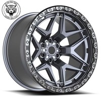 Jantes forgées Beadlock 4x4, jantes en alliage personnalisées pour voitures, 17, 18, 20 pouces, 5x150, adaptées aux FJ / Land Cruiser LC100 LC200 / LX 470 570 / Sequoia