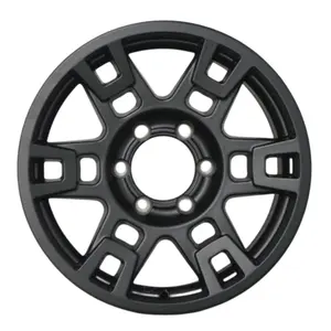 Velg mobil penumpang roda 17 inci 17x7.5J 6x139.7 6 lubang 4x4 offroad roda Aloi cakram cekung untuk toyota TRD