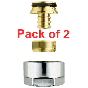 موصل أنابيب أصلي جديد جاهز للاستخدام (عبوة من قطعتين) 18×2 مم Fem24p18x2 (d797) وحدة تحكم برمجة PLC - Product Image 1