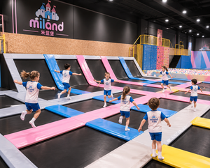 Équipement <span class=keywords><strong>de</strong></span> parc <span class=keywords><strong>de</strong></span> trampolines pour centres <span class=keywords><strong>de</strong></span> villégiature : Zone <span class=keywords><strong>de</strong></span> dodgeball <span class=keywords><strong>de</strong></span> haute qualité, Pont en filet, Service d'entretien, Parcours <span class=keywords><strong>de</strong></span> cordes, Fosse <span class=keywords><strong>de</strong></span> mousse - Product Image 2