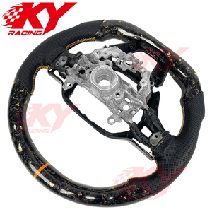Volante Deportivo de Fibra de Carbono Forjado con LED Personalizado para Honda Civic Sport Accord, Estilo Racing, para CRV EX de 11.ª Generación, Acura Integra Type S - Product Image 3