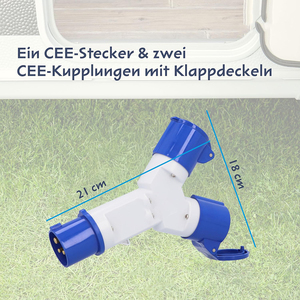 <span class=keywords><strong>Prix</strong></span> usine ZNPON TYPE OHQ1234Y 16A 230V IP44 caravane 2 voies prise multiple/séparateur - Product Image 3