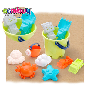 Jouets <span class=keywords><strong>de</strong></span> <span class=keywords><strong>plage</strong></span> en <span class=keywords><strong>silicone</strong></span> pour enfants, <span class=keywords><strong>seau</strong></span>, 10 pièces, jeu, plein air, été - Product Image 1