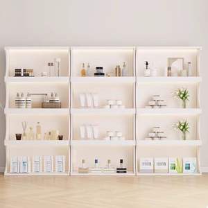 Nouveau modèle d'armoire de présentation de cosmétiques pour salon de beauté, étagère de rangement pour salon de manucure et de beauté, présentoir multi-niveaux pour produits de soin de la peau - Product Image 5