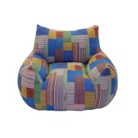 Fauteuil pouf moderne minimaliste en tissu VERNSSY, une place, compression sous vide, rembourrage en éponge haute densité, doux et moelleux
