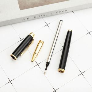 High Quality Smooth Writing Business Corporate Luxury Metal <b>Roller</b> Tip Ball Pens with Lid for Gift - Product Image 5