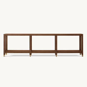 Sassanid OEM France 19ème siècle <span class=keywords><strong>Paris</strong></span> salon de luxe Graydon Caramel Shagreen canapé arrière Console Table 96" - Product Image 1