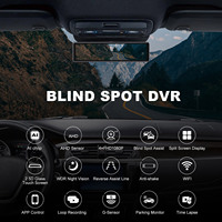 11.26 pouces ADAS WIFI double lentille rétroviseur 4CH Dash Cam enregistreur vidéo avec Vision nocturne boîte noire pour les voitures