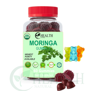 OEM зеленый вкус яблока Moringa & Superfood <span class=keywords><strong>Gummies</strong></span> Superfood Gummy Bears иммунный бустер продукты Moringa Spirulina <span class=keywords><strong>Gummies</strong></span> - Product Image 6