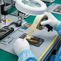Pita Perekat Tahan Panas 3M 467MP Akrilik Die Cut Sensitif Tekanan Dua Sisi Ketebalan 0.05mm