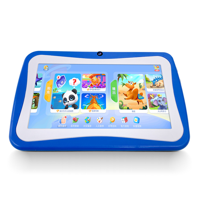 Customize Multiple Colors 7 Inches Gift for Kids Tablet Children Learning Educational Android Tablet Pc